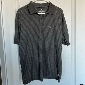 Tommy Bahama gray polo-Large